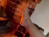 Amateurvideo Fire and Feet von ViolettaAngel